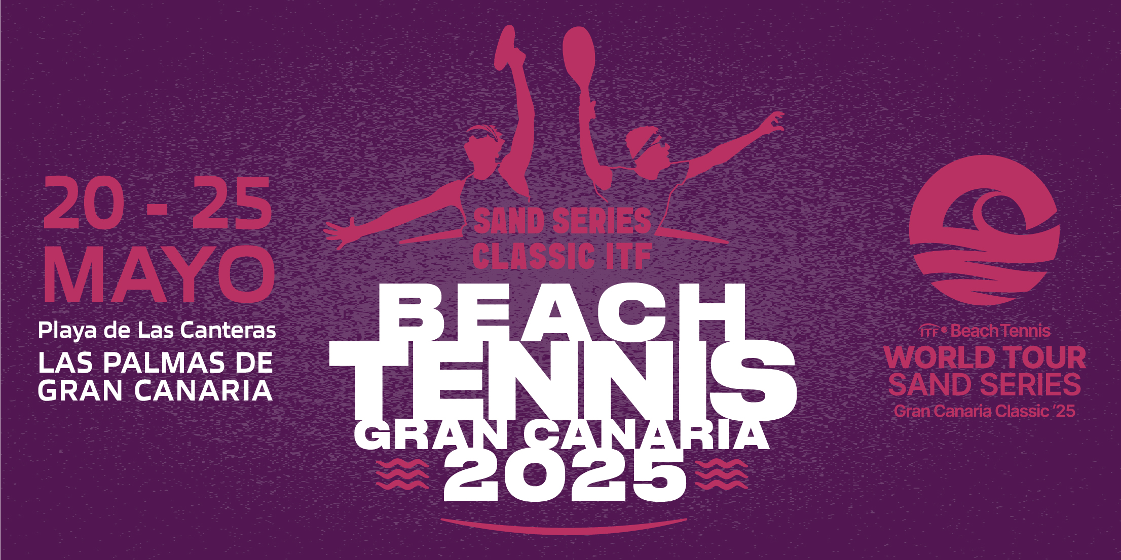 ITF Tennis beach banner